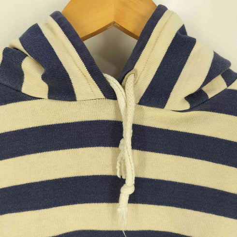 バーバリアン BARBARIAN ボーダー プルオーバーパーカー メンズ import:L